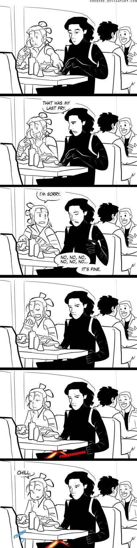 Kylo Ren and Rey date - Funny | Star wars humor, Star wars fandom, Star wars ships