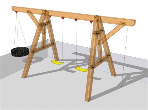 Wooden Swing Set Plan - Timber Frame HQ