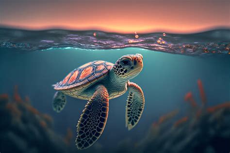 Baby Sea Turtles Wallpaper