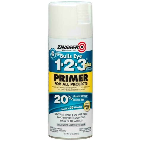 Zinsser Bulls Eye 123 Water Based Primer Spray