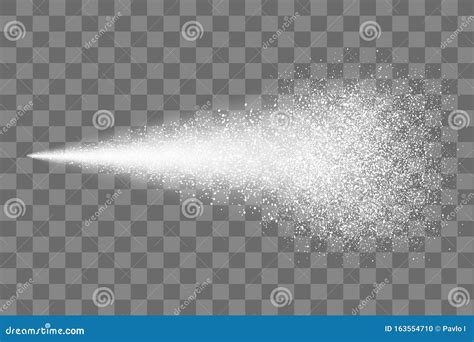 Water Spray Mist Effect On Transparent Background Cartoon Vector | CartoonDealer.com #97746921