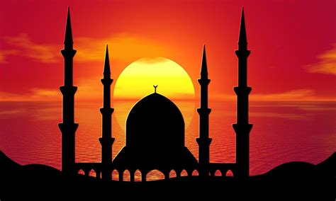 Download Mosque, Islamic, Sunset. Royalty-Free Stock Illustration Image - Pixabay