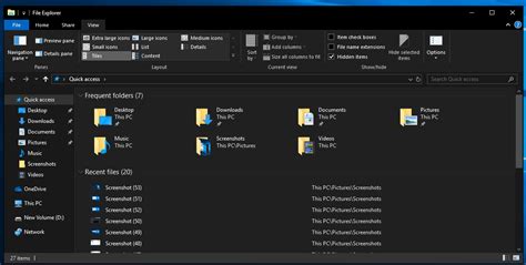 A look at File Explorer's Dark Theme in Windows 10 version 1809 - gHacks Tech News