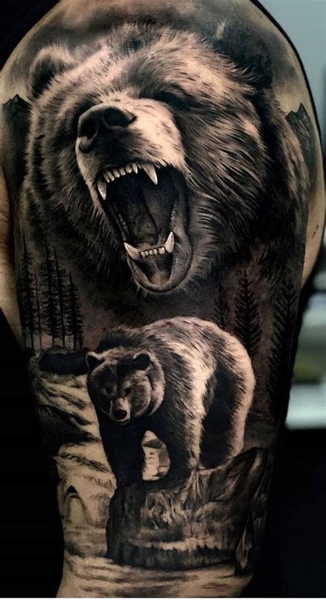 Grizzly Bear Tattoo Meaning: The Majestic Symbolism of Grizzly Bear Tattoos