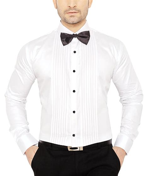 White Tuxedo Shirt – The Dress Bank