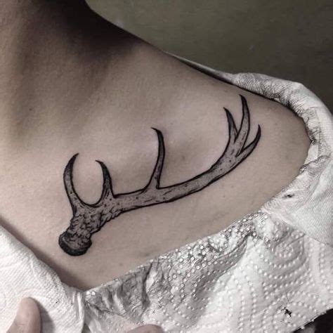 Doe antler tattoo