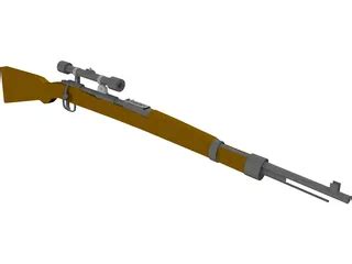 Karabiner 98k Scope 3D Model - 3DCADBrowser