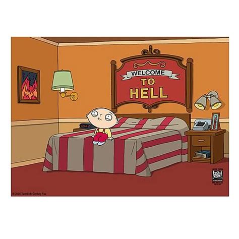 Family Guy Stewie in Hell Limited Animation Cel - ACME Archives - Family Guy - Artwork at ...