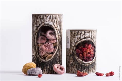 Clever Packaging Design for Nuts and Dried Fruits - Design Swan