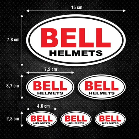 Sticker Set Bell Helmets | MuralDecal.com