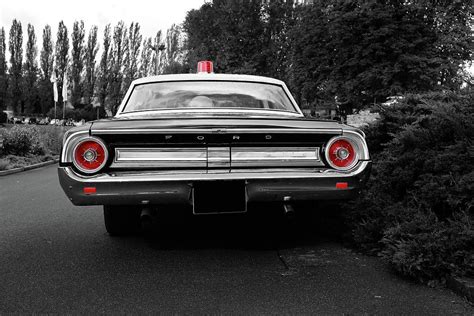 1964 Ford Galaxie 500, Police Car Photograph by Hotte Hue | Pixels