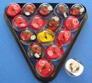 Original custom pool balls for your pool table not found anywhere else.