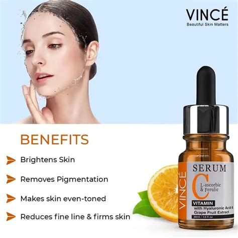 Vitamin C Serum for Face | Reduce Your Dull Skin | Vince Care