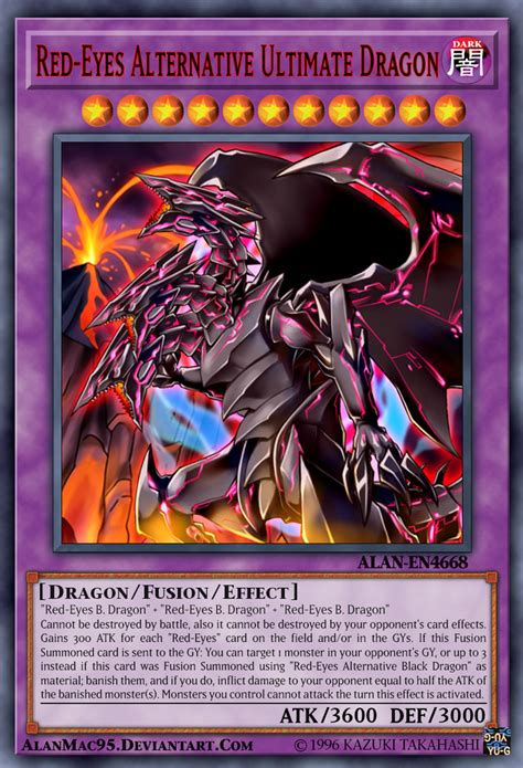 Red-Eyes Alternative Ultimate Dragon by AlanMac95 on DeviantArt | Ultimate dragon, Yugioh dragon ...