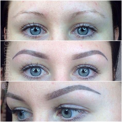 Permanent Makeup Eyebrows Before After Pictures