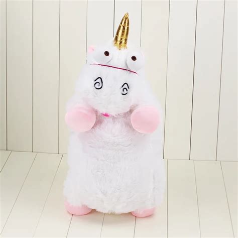 52cm 40cm Pink Cute Fluffy Unicorn Plush Toys Soft Stuffed Big Animal ...