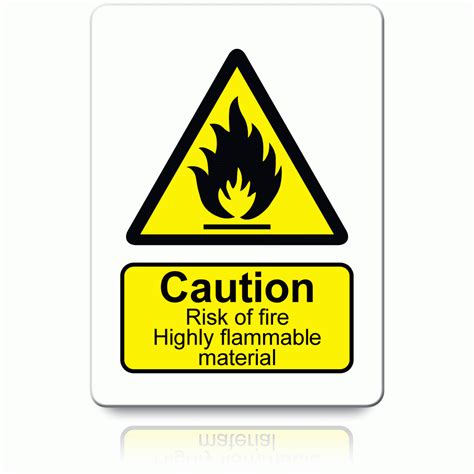 Buy Caution Risk of Fire Labels | Danger & Warning Stickers