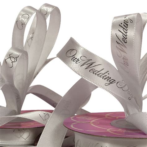 Printed Wedding Ribbons