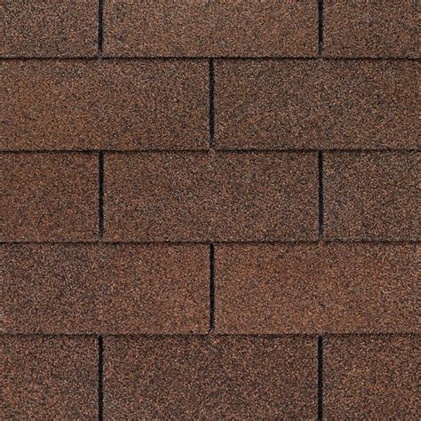 GAF Royal Sovereign Autumn Brown Algae Resistant 3-Tab Roofing Shingles (33.33 sq. ft. per ...