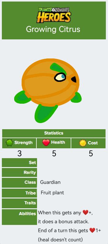 My idea for a PvZ2 Citron (Explaination in comments) : r/PvZHeroes