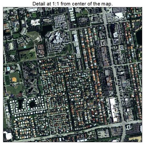 Aerial Photography Map of Coral Springs, FL Florida