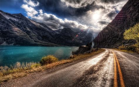 Pretty Mountain Road wallpaper | 1920x1200 | #35034