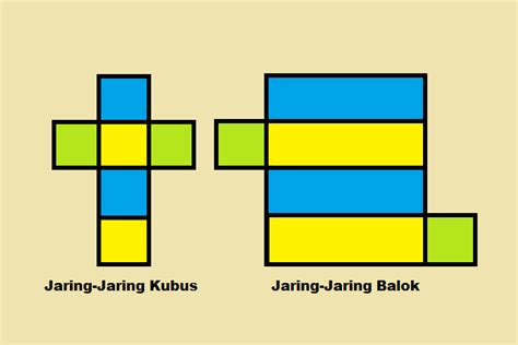 Jaring jaring kubus dan balok – Artofit