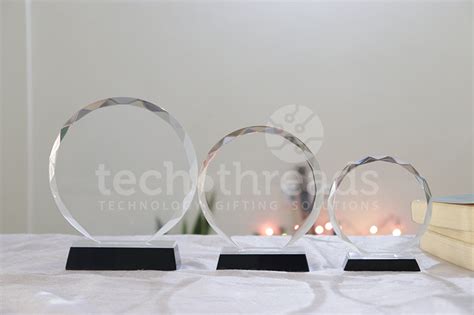 Acrylic Trophies(Circular Shape) | Corporate Gifting, Pune