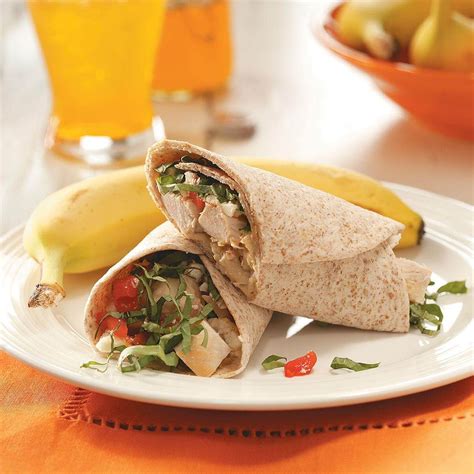 California Chicken Wraps Recipe | Taste of Home