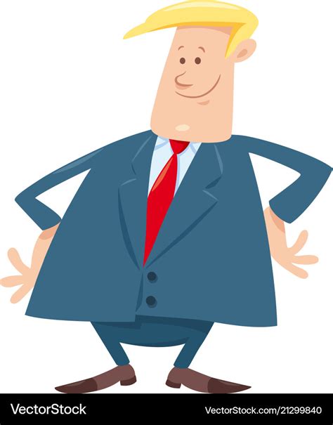 Boss cartoon character Royalty Free Vector Image