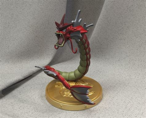 Shiny Gyarados 3D print model | CGTrader