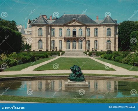 Beautiful Garden of the Rodin Museum in Paris, France Editorial Stock Photo - Image of nature ...