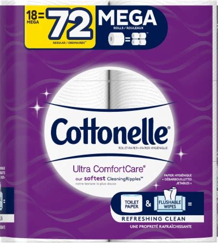 Cottonelle Ultra ComfortCare Mega Roll Toilet Paper, 18 ct - Fry’s Food Stores