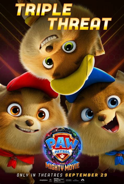 Paramount Releases ‘PAW Patrol: The Mighty Movie’ Character Posters | Animation World Network