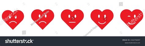 Heart Emoji Rating Scale: Over 52 Royalty-Free Licensable Stock ...