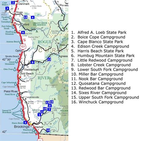 Northern California Camping Map - Klipy - Map Of Northern California ...