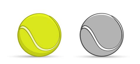 Tennis ball vectors graphics free download