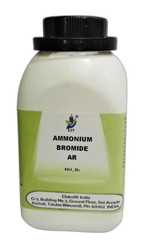 Ammonium Bromide, 99.5%, 500gm Bottle at Rs 3068/kg in Thane | ID: 2849108803673