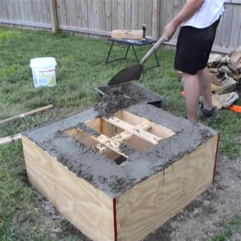 The Best Diy Concrete Fire Pit Ideas 2022 - Goherbal