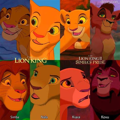 Lion king characters simba nala kiara and kovu by aliciamartin851 on ...