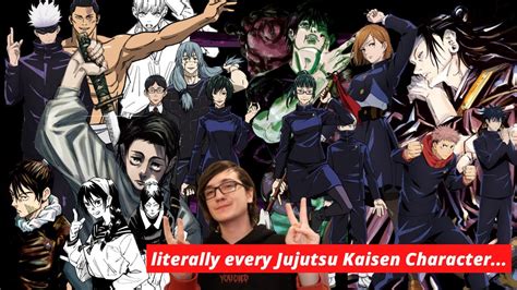 All Characters In Jujutsu Kaisen