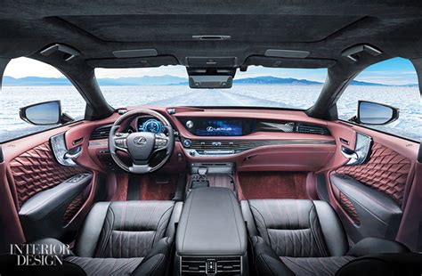 Ancient Japanese Techniques Inspire 2018 Lexus LS 500 - Interior Design