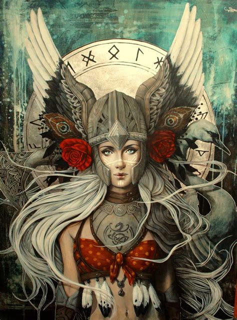 Tableaux | Diseños Tatuajes | Tatouage de valkyrie, Mythologie Nordique ...