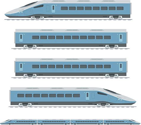 Royalty Free Train Side View Speed Railroad Car Clip Art, Vector Images & Illustrations - iStock