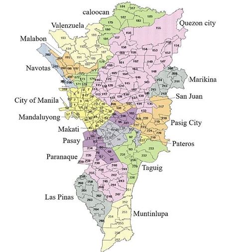 The map of Metro Manila [32] | Download Scientific Diagram