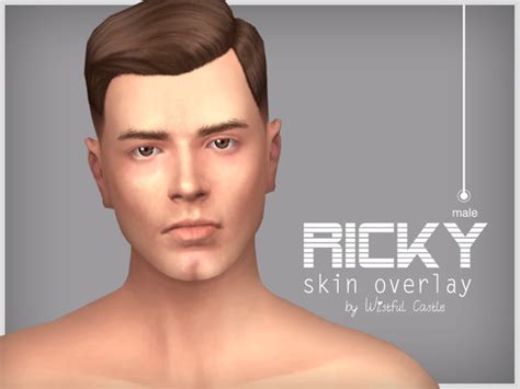 WistfulCastle's Ricky - male skin overlay sims 4 cc custom content Sims 4 Cc Skin, Sims Cc ...