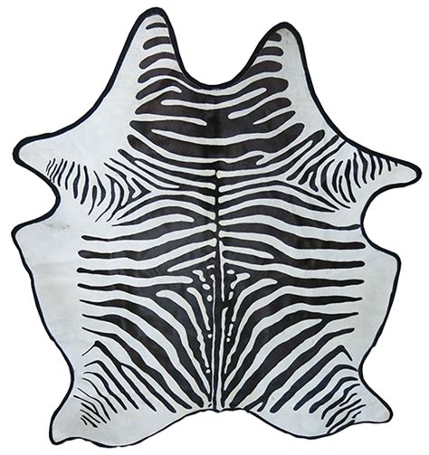 Faux Zebra Rug - Lost and Found