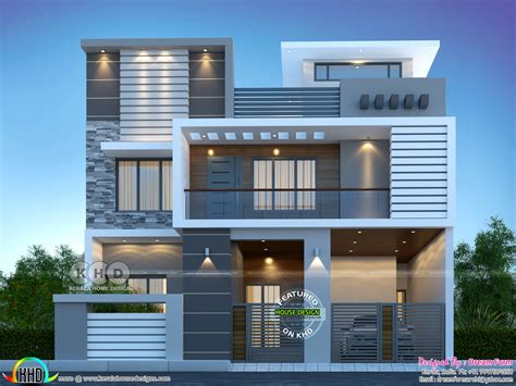 5 bedrooms 3635 sq.ft modern home design - Kerala Home Design and Floor Plans - 9K+ Dream Houses