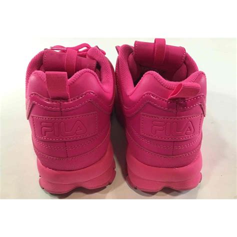 Fila Women's Pink Trainers | Depop