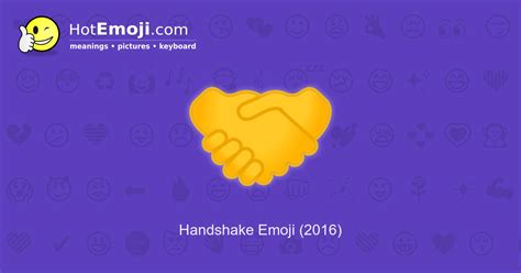 🤝 Handshake Emoji Meaning with Pictures: from A to Z